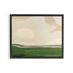 Large landscape -Sky and field Framed Canvas Print Gallery Image 12