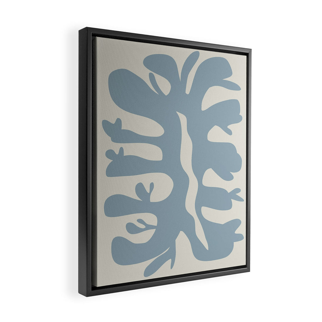 Leaf plant cut out Framed Canvas Print Gallery Image 2