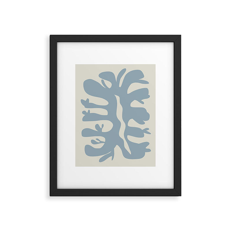 Leaf plant cut out Framed Art Print Gallery Image 4