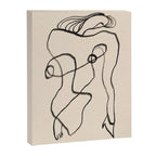 Line art nude surrealism Canvas Print Gallery Image 6