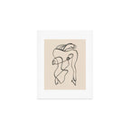 Line art nude surrealism Art Print Gallery Image 1