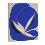Liquid cobalt blue abstraction 02 Canvas Print Gallery Image 6