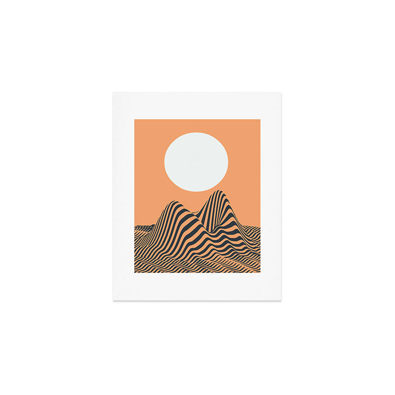 Minimal landscape Art Print Gallery Image 1