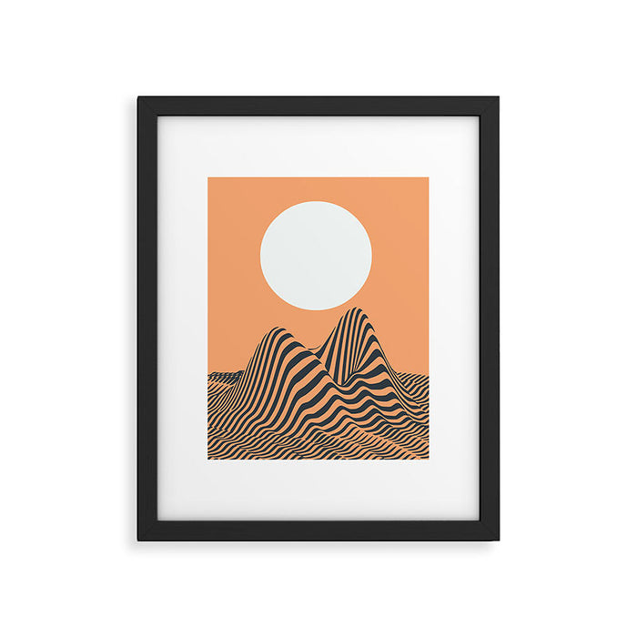 Minimal landscape Framed Art Print Gallery Image 1
