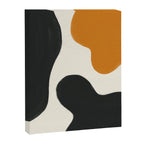 Neutral black orange curves Canvas Print Gallery Image 6