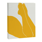 Nude in yellow 3 Canvas Print Gallery Image 6