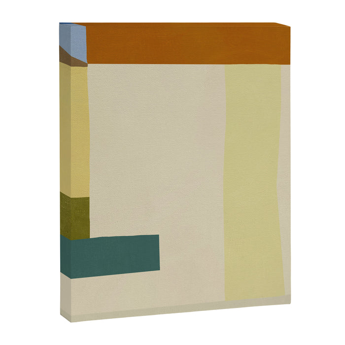 Overlay of colors minimal design 04 Canvas Print Gallery Image 1