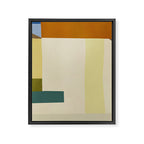 Overlay of colors minimal design 04 Framed Canvas Print Gallery Image 6