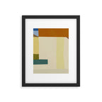 Overlay of colors minimal design 04 Framed Art Print Gallery Image 4