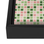 Pattern grid mosaic Framed Canvas Print Gallery Image 3