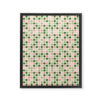 Pattern grid mosaic Framed Canvas Print Gallery Image 8