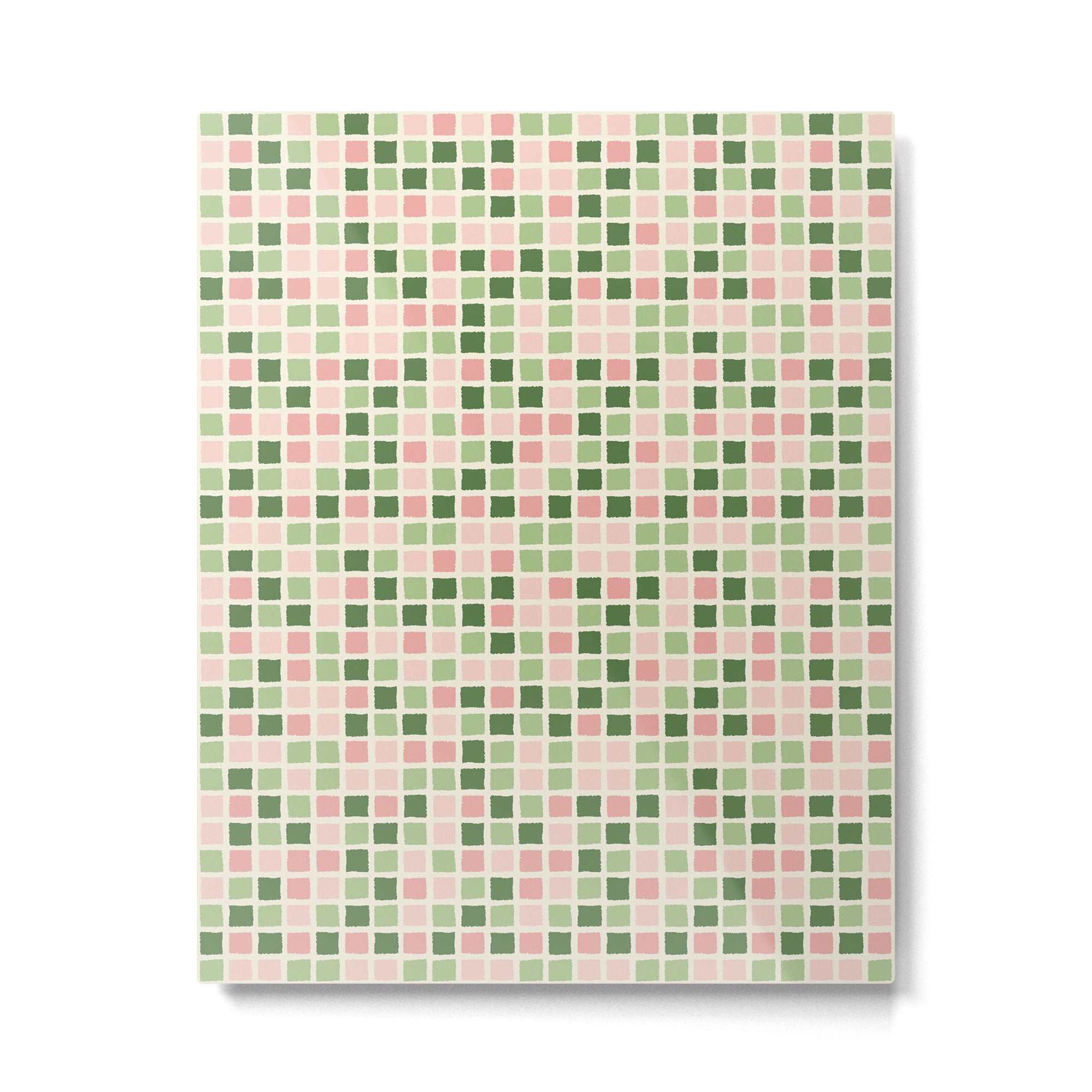 Pattern grid mosaic Metal Print Gallery Image 6