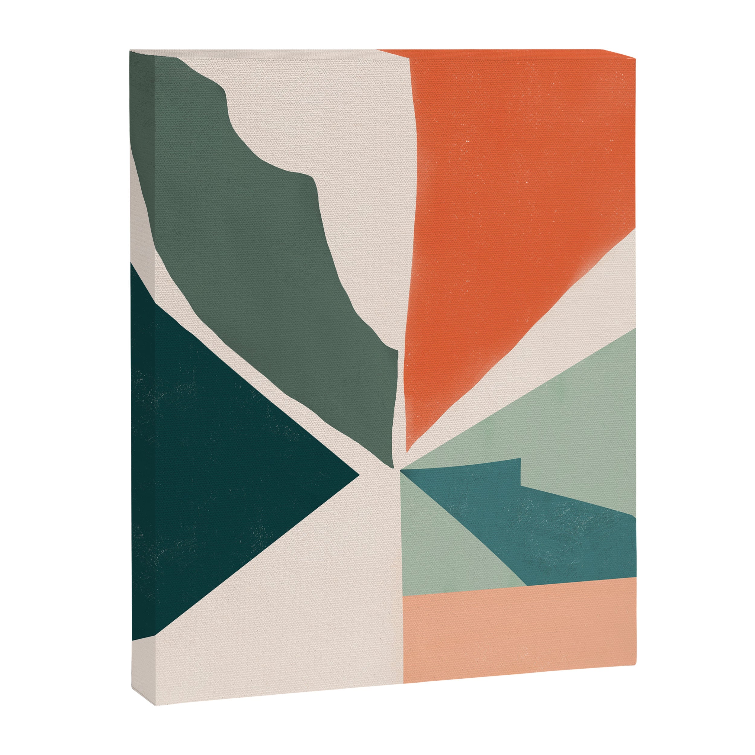 Peach angles balance Canvas Print Gallery Image 6