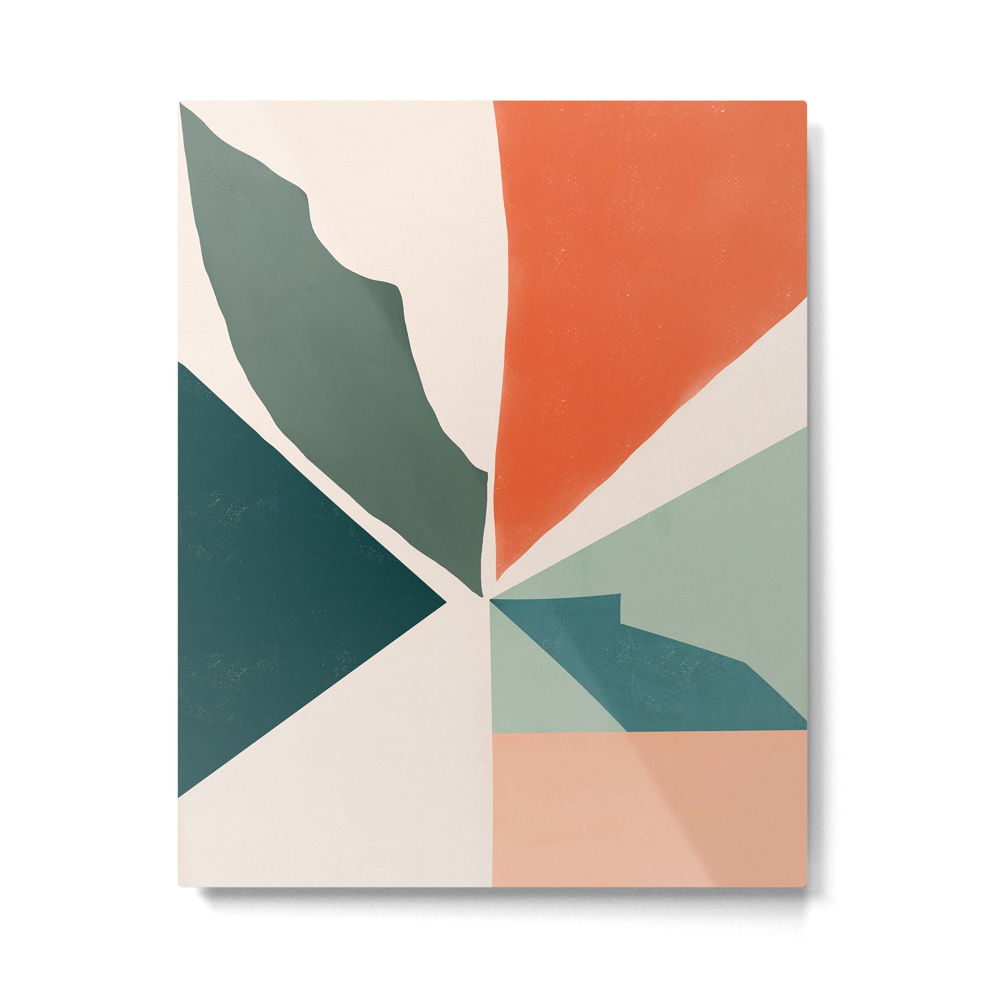 Peach angles balance Metal Print Gallery Image 4