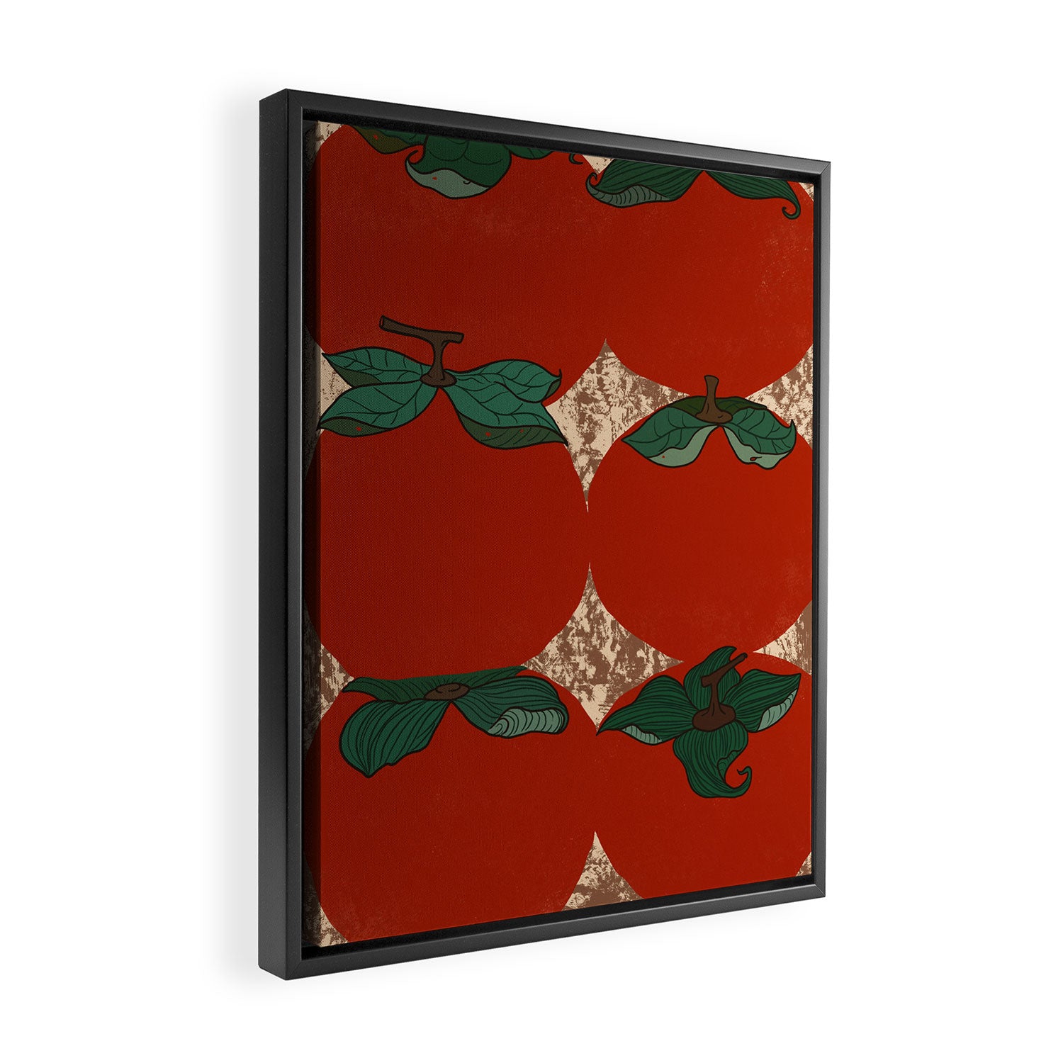 Red fruit arrangement Framed Canvas Print Gallery Image 2