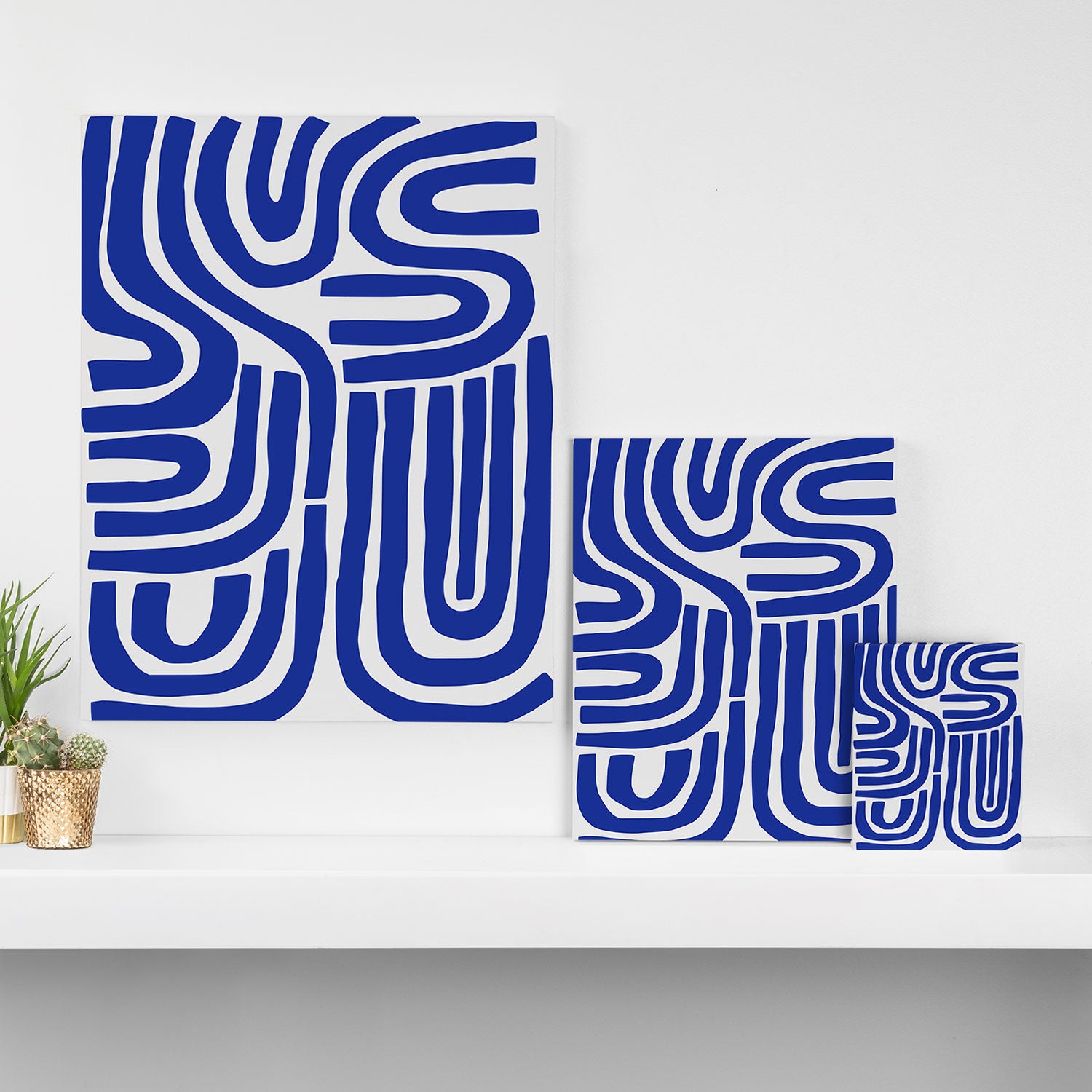 S and U Canvas Print Gallery Image 3