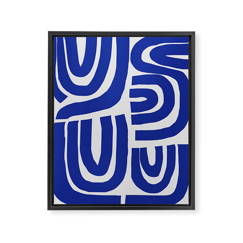 S and U var 3 Framed Canvas Print Gallery Image 6