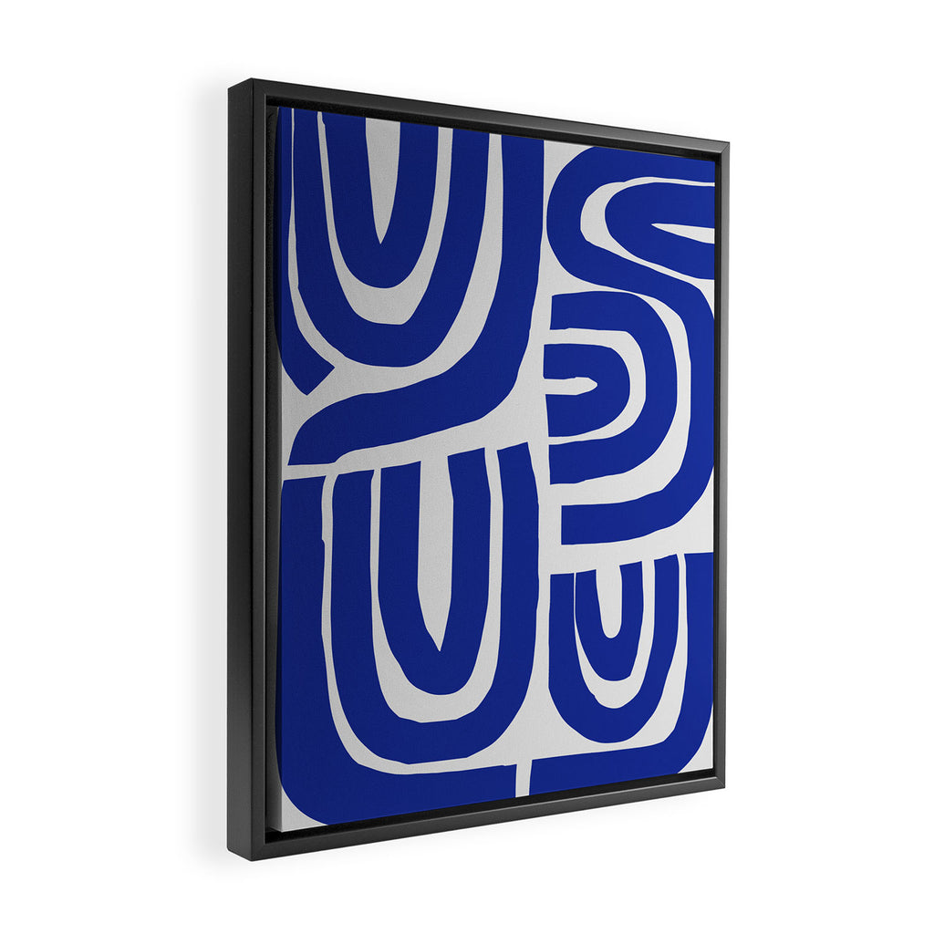 S and U var 3 Framed Canvas Print Gallery Image 2
