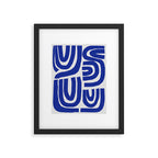 S and U var 3 Framed Art Print Gallery Image 5