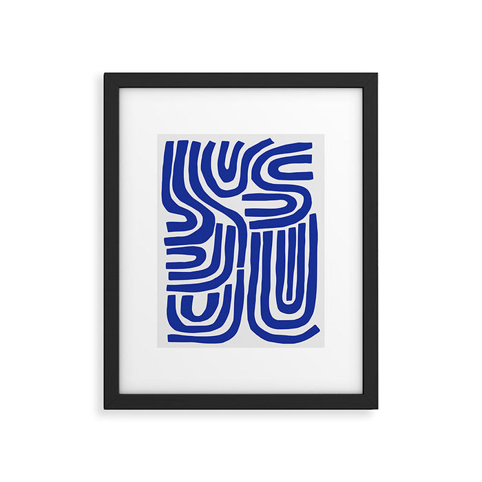 S and U Framed Art Print Gallery Image 1