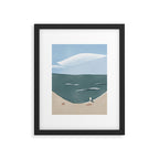 Seagull and starfish Framed Art Print Gallery Image 6