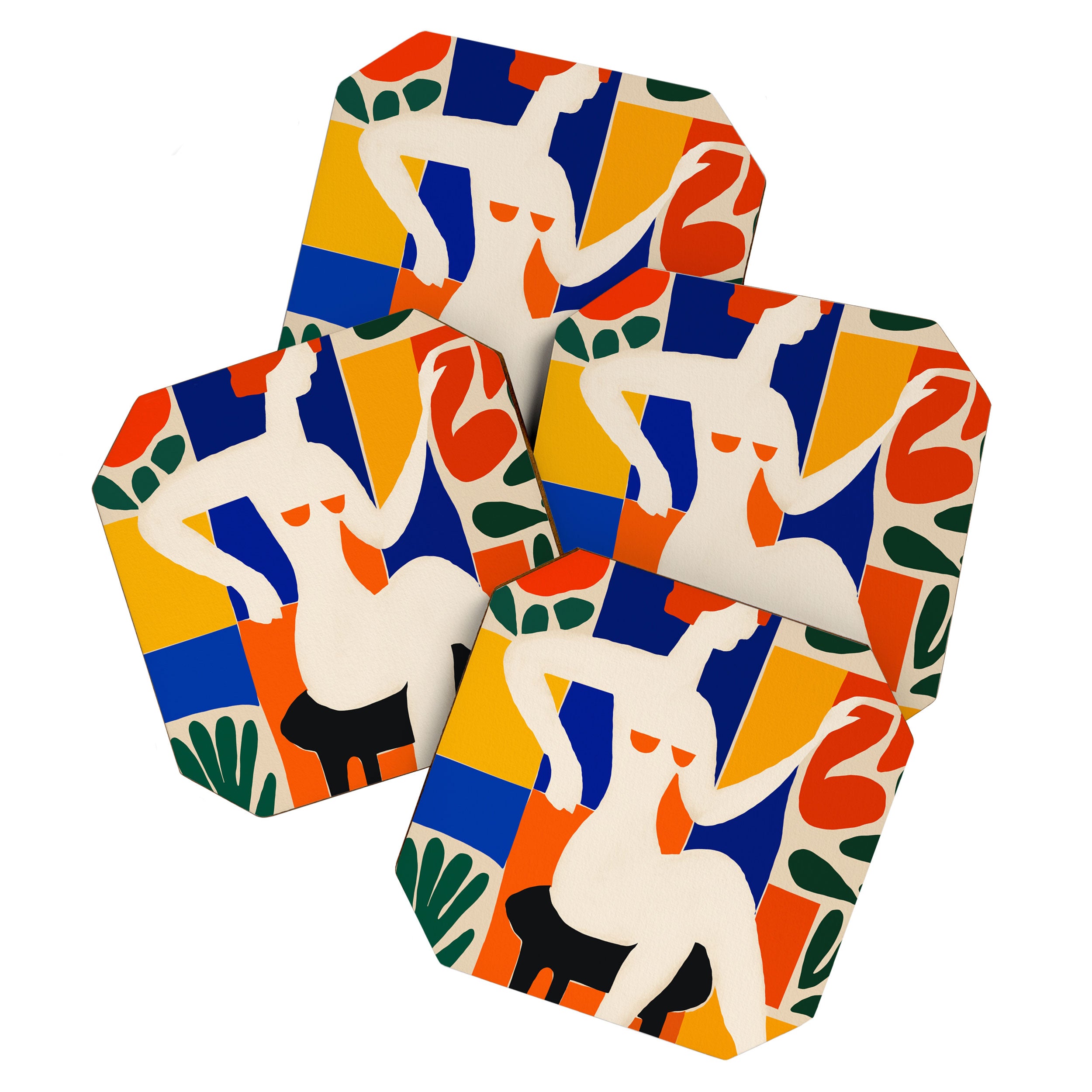 Sitting Muse cut out Coaster Gallery Image 1