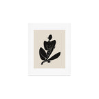 Sitting nude in black Art Print Gallery Image 1
