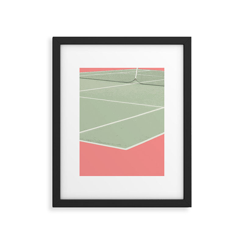 Tennis game Framed Art Print Gallery Image 6