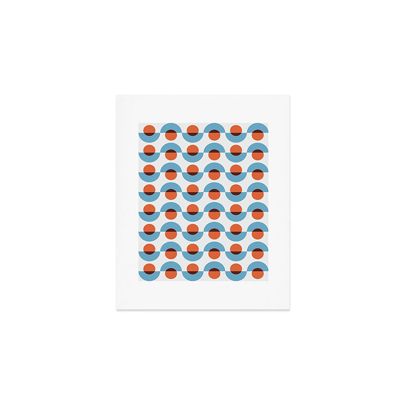 Up and down seamless geometry pattern Art Print Gallery Image 1