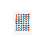 Up and down seamless geometry pattern Art Print Gallery Image 1