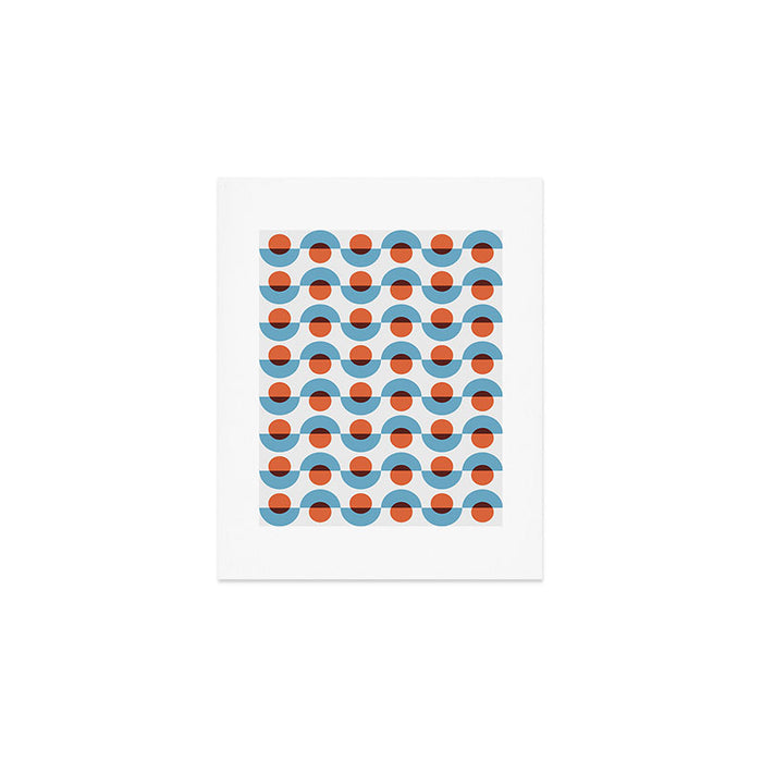 Up and down seamless geometry pattern Art Print Gallery Image 1