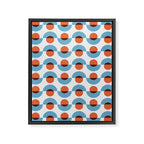 Up and down seamless geometry pattern Framed Canvas Print Gallery Image 8