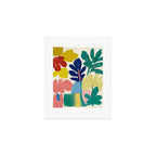 Vibrant bold playful plants Art Print Gallery Image 1