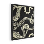 Vintage sea monster Framed Canvas Print Gallery Image 2