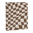 Wavy brown checker  Canvas Print Gallery Image 8