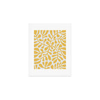 Yellow crawler pattern Art Print Gallery Image 1