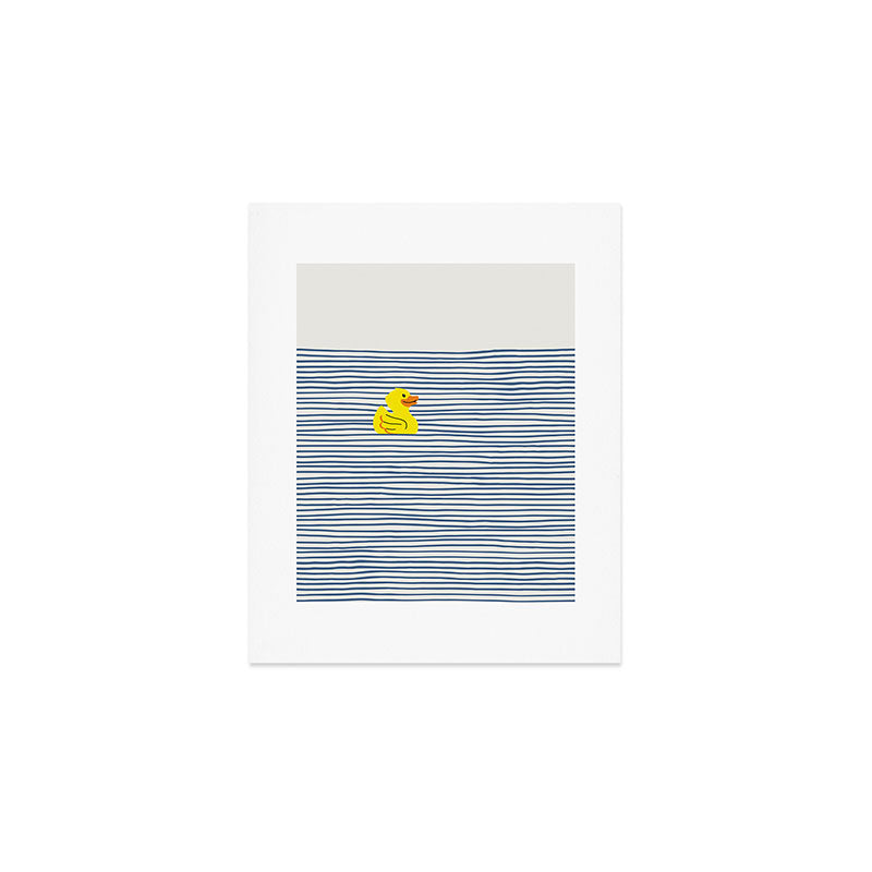 Yellow rubber ducky Art Print Gallery Image 1