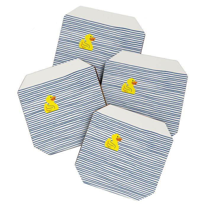 Yellow rubber ducky Coaster Gallery Image 1