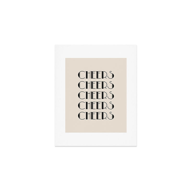 Cheers (Beige) Art Print Gallery Image 1
