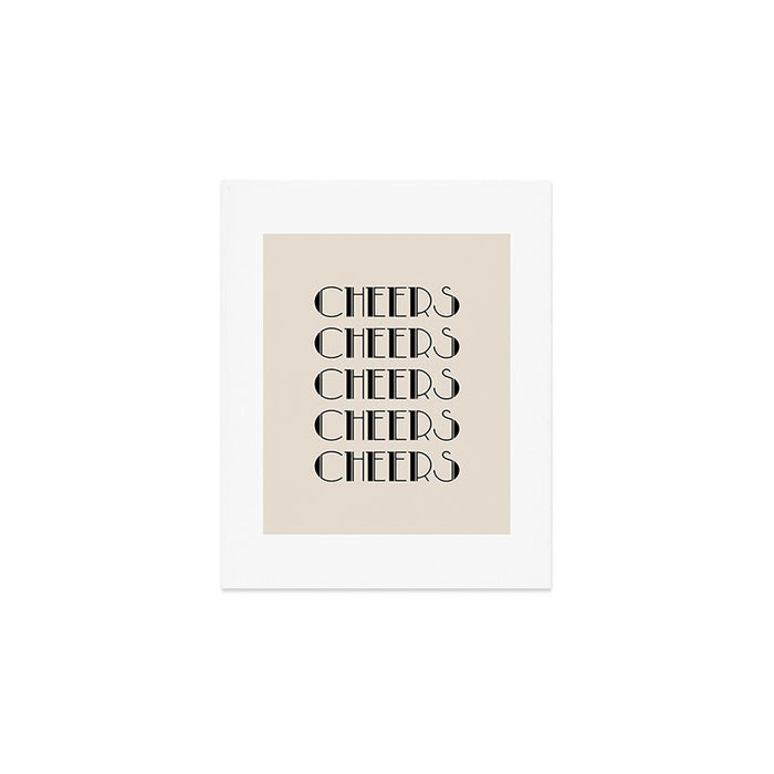 Cheers (Beige) Art Print Gallery Image 1