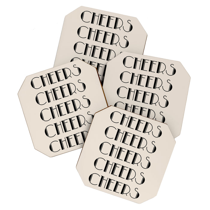 Cheers (Beige) Coaster Gallery Image 1