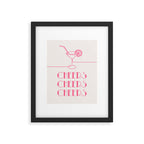 Cheers Cocktail (Pink) Framed Art Print Gallery Image 5