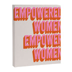 Empowered Women Empower Women (Pink Orange) Canvas Print Gallery Image 6