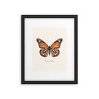 Monarch Butterfly (Danaus Plexippus) Framed Art Print Gallery Image 6