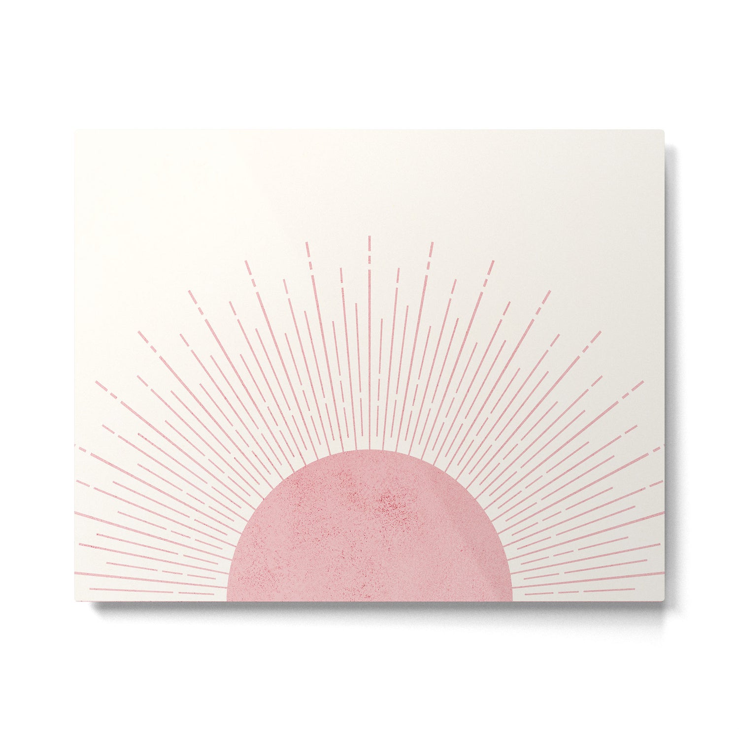 Pink Sunrise Boho Midcentury Metal Print Gallery Image 4