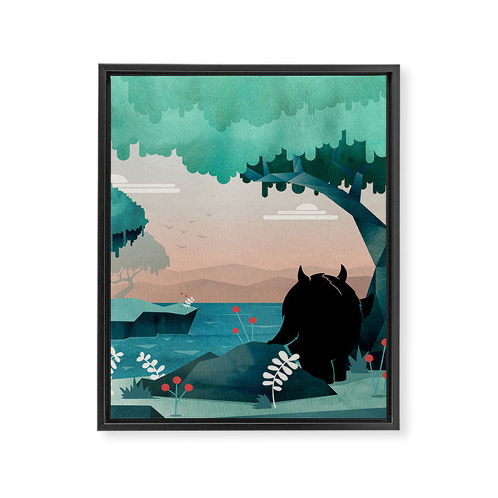 A Quiet Journey Framed Canvas Print Gallery Image 1