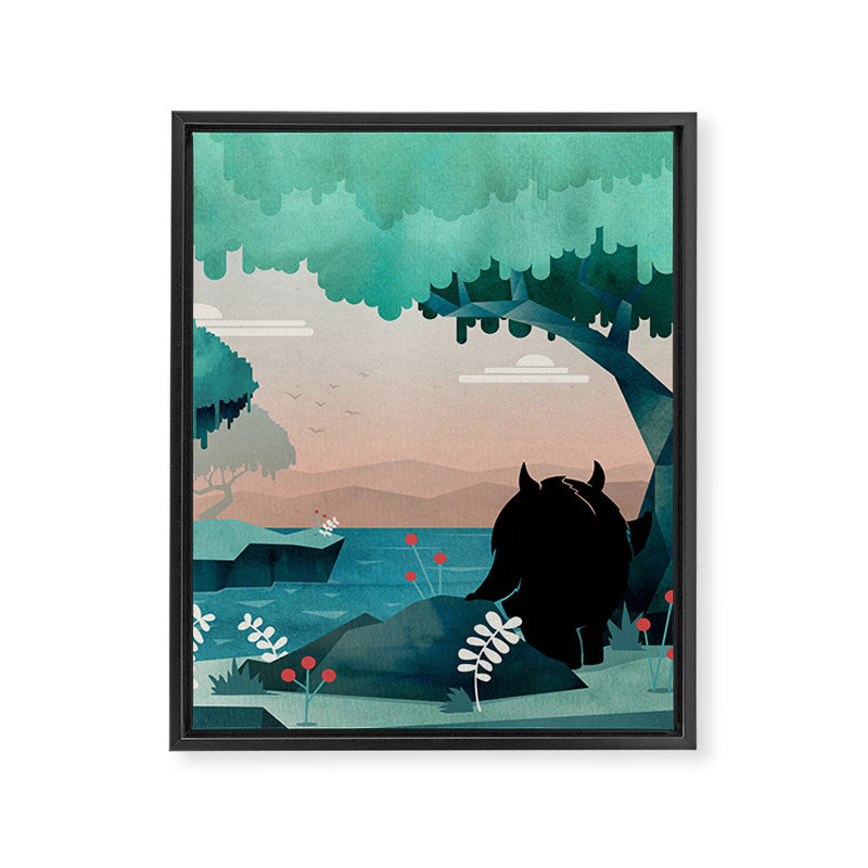 A Quiet Journey Framed Canvas Print Gallery Image 8