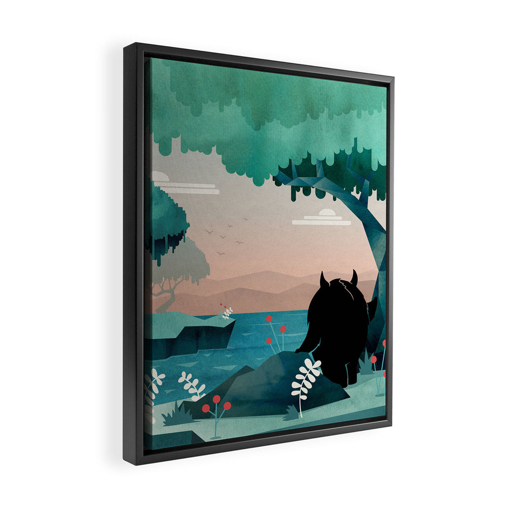 A Quiet Journey Framed Canvas Print Gallery Image 2
