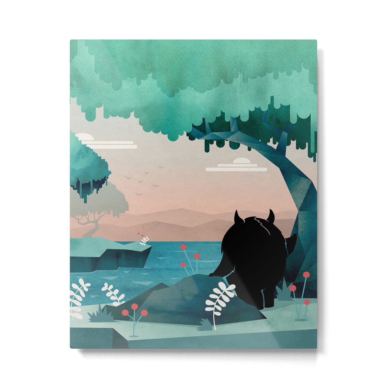 A Quiet Journey Metal Print Gallery Image 6