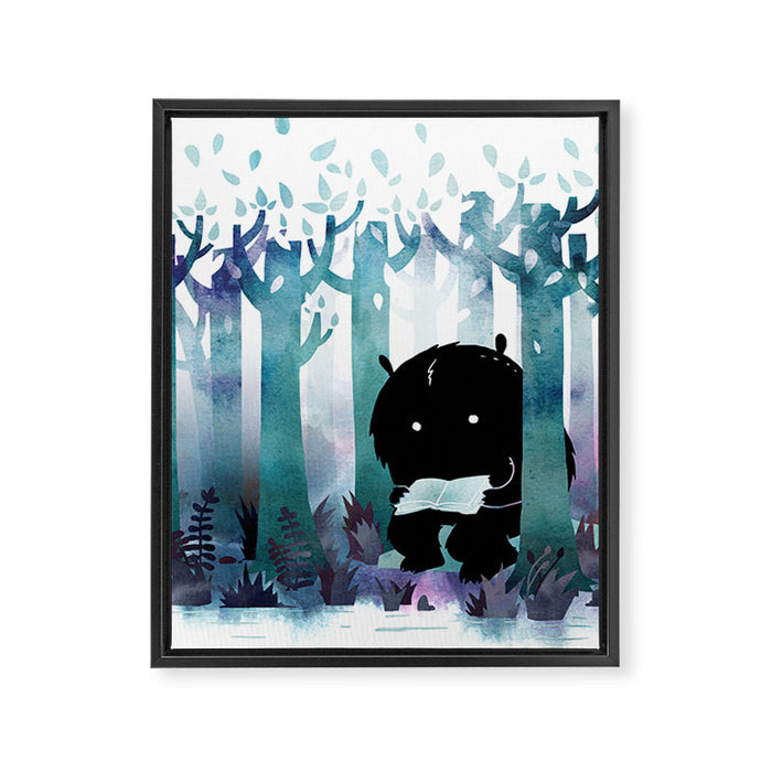 A Quiet Spot Framed Canvas Print Gallery Image 1